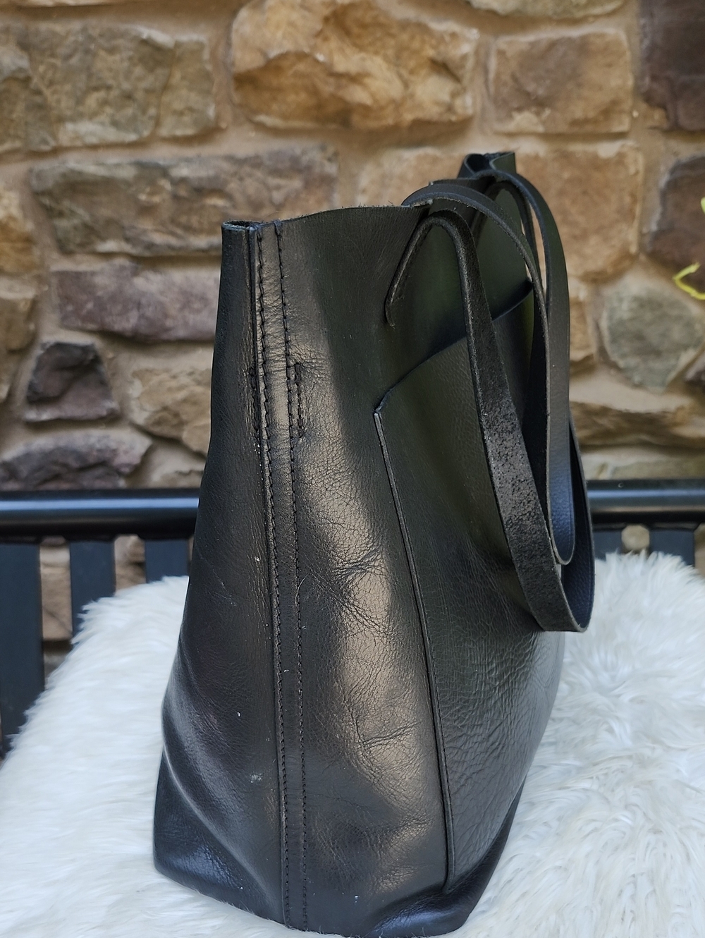 MADEWELL LEATHER TRANSPORT TOTE BAG - Picture 2 of 11